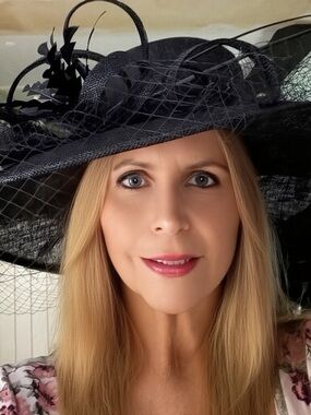 Black Wide Brim Sinamay Hat Kentucky Derby Hat